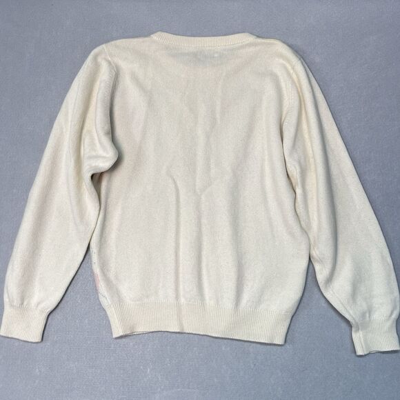 VTG Strathsbey Cashmere Argyle Sweater, Light Acedemia Soft Girl 60s Size M‎ - Picture 4 of 6
